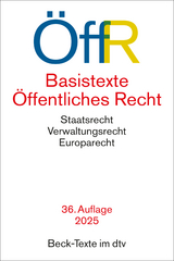 Basistexte &Ouml;ffentliches Recht