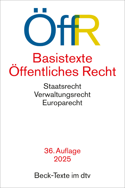 Basistexte &Ouml;ffentliches Recht