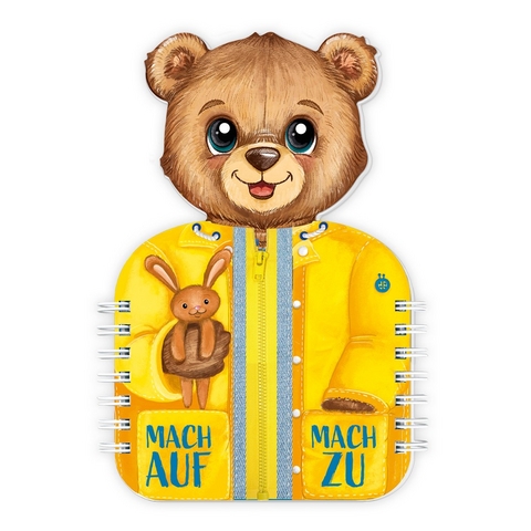 Tr&ouml;tsch Mach auf mach zu Spielbuch mit Verschl&uuml;ssen Bilderbuch Pappenbuch - 