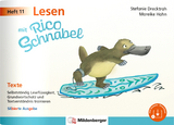Lesen mit Rico Schnabel, Heft 11: Texte &ndash; silbierte Ausgabe - Stefanie Drecktrah, Mareike Hahn