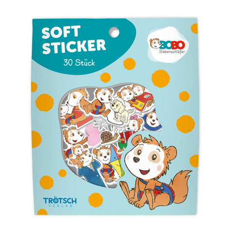 Tr&ouml;tsch Bobo Siebenschl&auml;fer Soft-Sticker - 