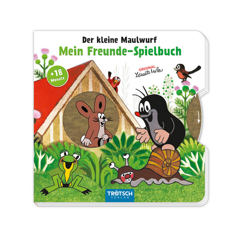 Tr&ouml;tsch Der kleine Maulwurf Mein Freunde-Spielbuch Pappenbuch - 