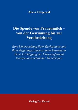 Die Spende von Frauenmilch – von der Gewinnung bis zur Verabreichung