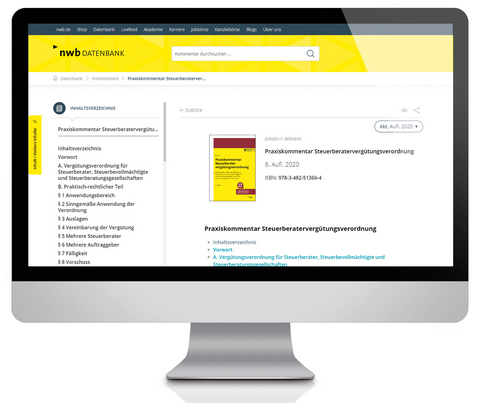 Praxiskommentar Steuerberaterverg&uuml;tungsverordnung online