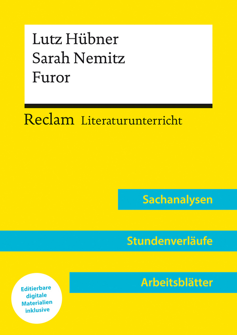 Lutz H&uuml;bner / Sarah Nemitz: Furor (Lehrerband) &ndash; Mit Downloadpaket (Unterrichtsmaterialien) - Lutz H&uuml;bner, Sarah Nemitz, Anke Christensen
