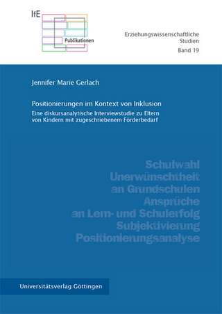 Positionierungen im Kontext von Inklusion