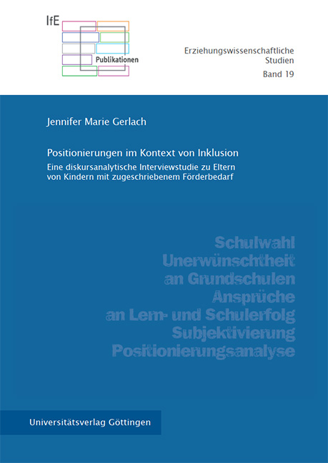 Positionierungen im Kontext von Inklusion - Jennifer Marie Gerlach
