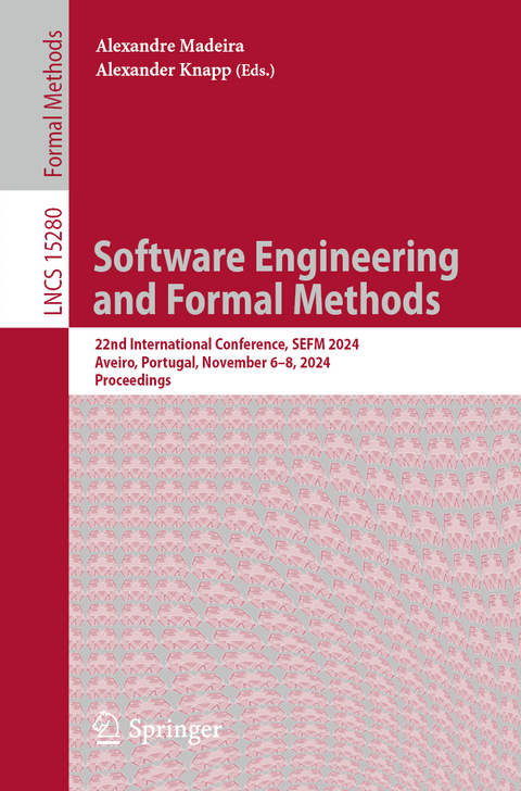 Software Engineering and Formal Methods - 