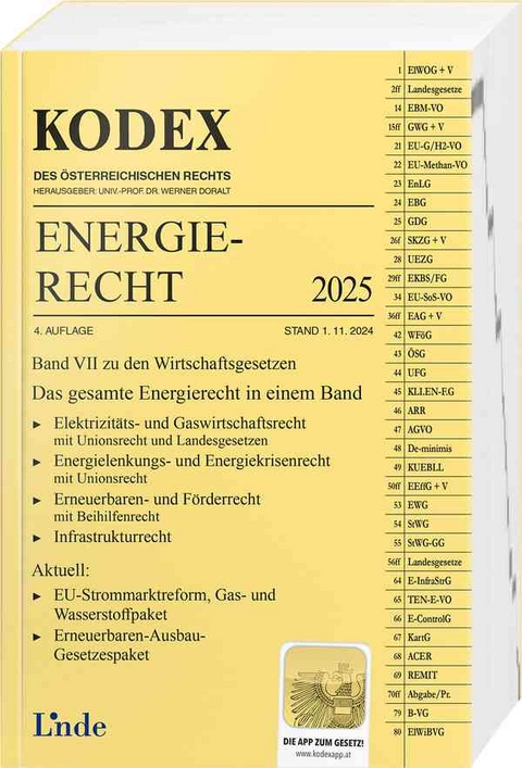 KODEX Energierecht 2025 - Katharina &Scaron;arić-Gruber
