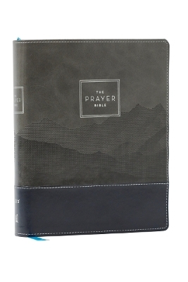 The Prayer Bible: Pray God’s Word Cover to Cover (NIV, Black/Gray Leathersoft, Red Letter, Comfort Print)