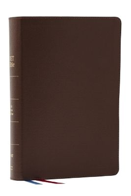NET Bible, Full Notes Edition (NET, Brown Genuine Leather, Comfort Print)