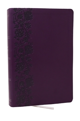 KJV Giant Print End-of-Verse Reference Bible, Purple Leathersoft, Red Letter, Comfort Print