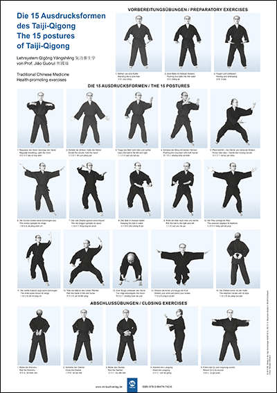 Die 15 Ausdrucksformen des Taiji Qigong Poster - Jiao Guorui
