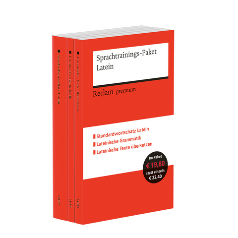 Sprachtrainings-Paket Latein. 3 B&auml;nde eingeschwei&szlig;t - Michael Mader, Joanna Siemer, Fritz Fajen, Stephan Flaucher