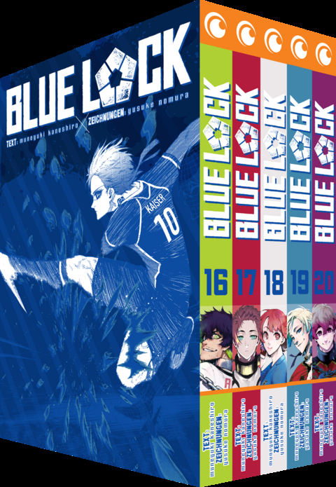 Blue Lock &ndash; Band 16-20 im Sammelschuber - Yusuke Nomura