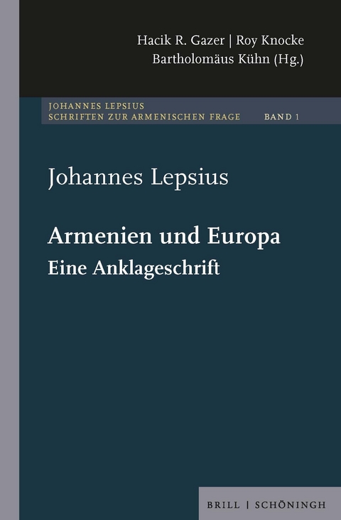 Armenien und Europa - Johannes Lepsius