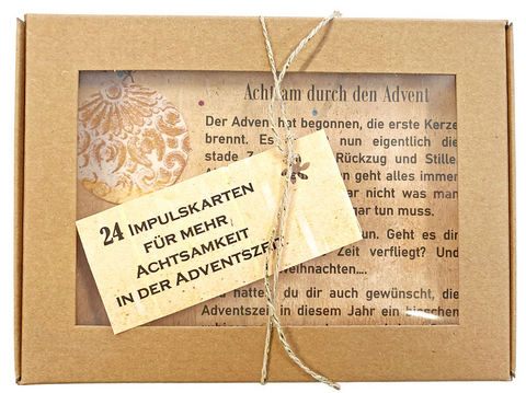 Achtsamkeit in der Adventszeit - Ruth Jellinghaus-Schwarzer