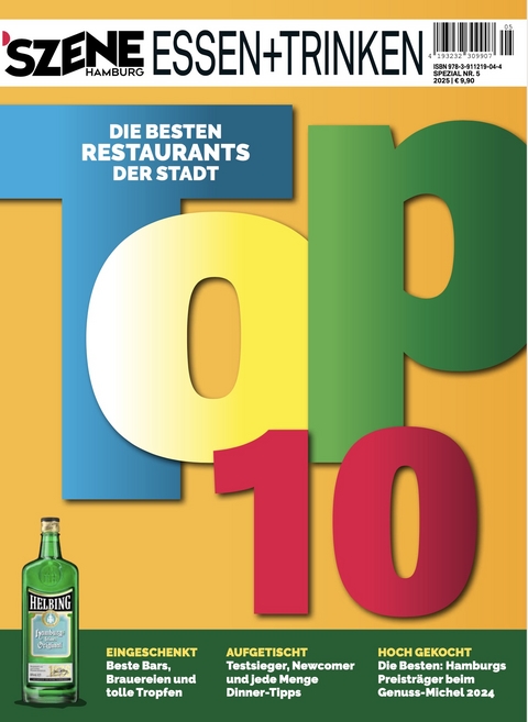 SZENE HAMBURG ESSEN + TRINKEN TOP TEN 2024/2025 - 
