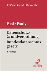 Datenschutz-Grundverordnung, Bundesdatenschutzgesetz - Paal, Boris P.; Pauly, Daniel A.