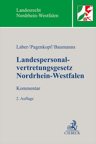 Landespersonalvertretungsgesetz Nordrhein-Westfalen. LandespersonalvertretungsG NRW
