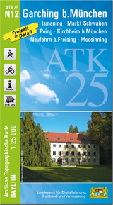ATK25-N12 Garching b.München (Amtliche Topographische Karte 1:25000) - 