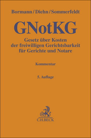 Gesetz über Kosten der freiwilligen Gerichtsbarkeit für Gerichte und Notare: GNotKG
