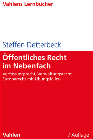 Öffentliches Recht im Nebenfach