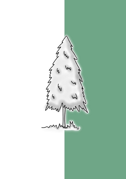 Notizheft Wald Tanne - Diana Pfister