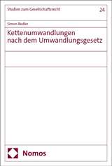 Kettenumwandlungen nach dem Umwandlungsgesetz - Simon Redler