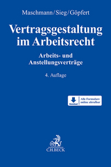 Vertragsgestaltung im Arbeitsrecht - 