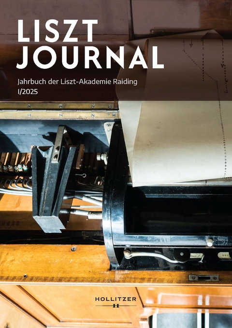 Jahrbuch der Liszt Akademie Raiding - 