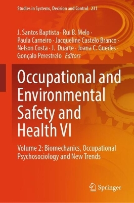 Occupational and Environmental Safety and Health VI - 