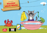 Waschbär wäscht Wäsche. Kamishibai Bildkartenset - Susanne Straßer