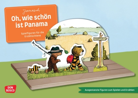 Oh, wie sch&ouml;n ist Panama. Erz&auml;hlschienen-Figurenset -  Janosch