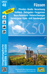 UK50-48 Füssen (Umgebungskarte 1:50000) - 