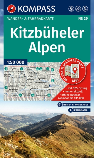 KOMPASS Wanderkarte 29 Kitzbüheler Alpen 1:50.000