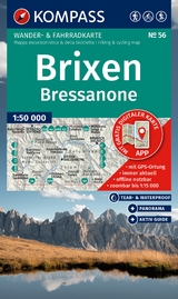 KOMPASS Wanderkarte 56 Brixen / Bressanone 1:50.000 - 