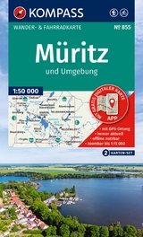KOMPASS Wanderkarten-Set 855 Müritz und Umgebung (2 Karten) 1:50.000