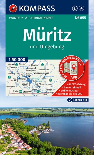 KOMPASS Wanderkarten-Set 855 Müritz und Umgebung (2 Karten) 1:50.000