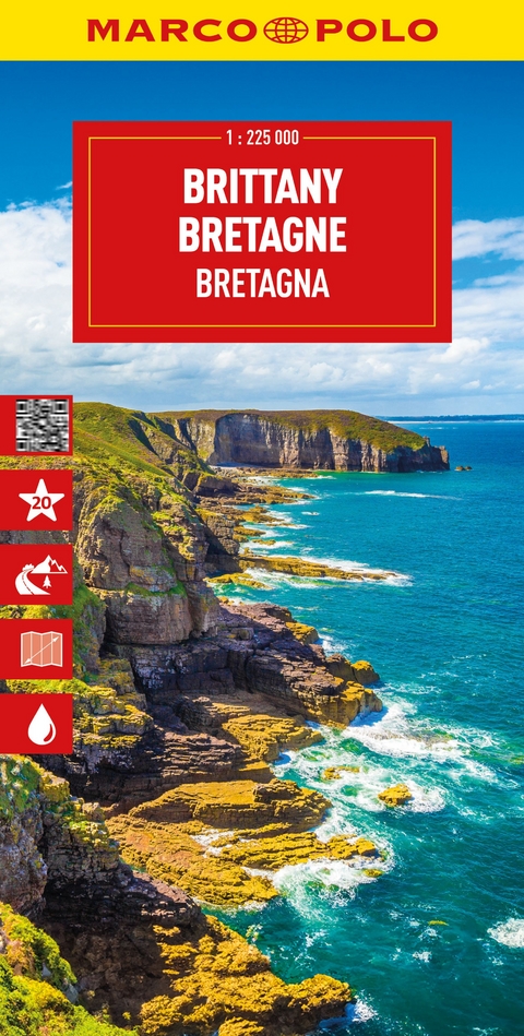 Brittany, Bretagne, Bretagna 1: 225000