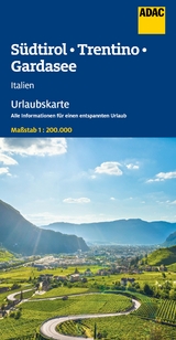 ADAC Urlaubskarte Südtirol, Trentino, Gardasee 1:200.000 - 