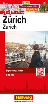 Hallwag Stadtplan Zürich - 