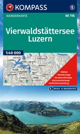 KOMPASS Wanderkarte 116 Vierwaldst&auml;ttersee, Luzern 1:40.000