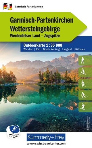 Kümmerly+Frey Outdoorkarte Deutschland 3 Garmisch-Partenkirchen, Wettersteingebirge 1:35.000