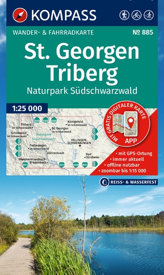 St. Georgen, Triberg, Naturpark Südschwarzwald 1:25.000