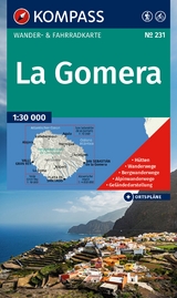 KOMPASS Wanderkarte 231 La Gomera 1:30.000 - 