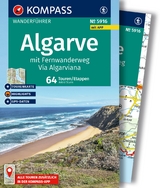 KOMPASS Wanderf&uuml;hrer Algarve mit Fernwanderweg Via Algarviana, 64 Touren / Etappen mit Extra-Tourenkarte - Astrid Sturm