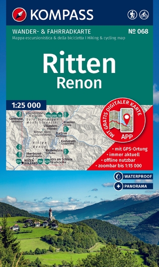 KOMPASS Wanderkarte 068 Ritten / Renon 1:25.000