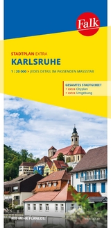Falk Stadtplan Extra Karlsruhe 1:20.000 - 