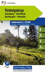 Kümmerly+Frey Outdoorkarte Deutschland 36 Fichtelgebirge 1:35.000 - 